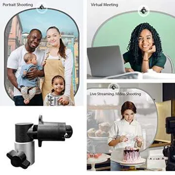 Limostudio Photography Reflector Disc Holder Clip for Stands