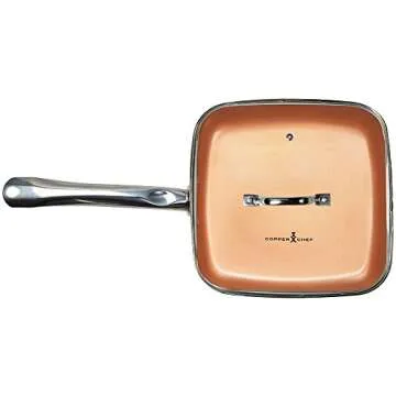 Copper Chef Non-Stick Fry Pan with Lid, Sauté, Skillet