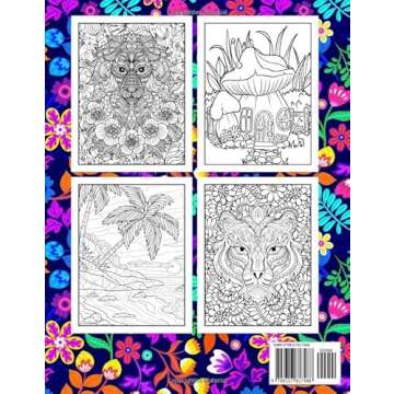 Anxiety Relief Coloring Book for Adults: Mindfulness Coloring for Stress and Anxiety Relief