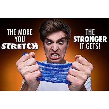 Crazy Aaron’s Stress Ball Angry Thinking Putty - 4" Tin See-Through, Soft Texture ThinkingPutty - Non-Toxic Sensory Play - Never Dries Out - Creative Toy for Ages 3+