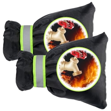 Insoma Pro Outdoor Faucet Cover for Winter, Thicken 7.1" W x 8.7" H Hose Bib Insulation Cover for Fr...