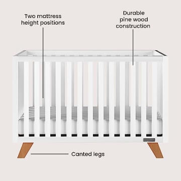 Child Craft SOHO 4-in-1 Convertible Crib for Modern Nurseries