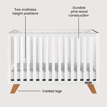 Child Craft SOHO 4-in-1 Convertible Crib for Modern Nurseries