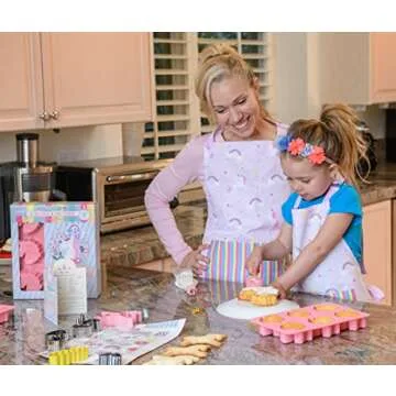 Handstand Kitchen Rainbows and Unicorns 15-piece Ultimate Baking Party with Recipes