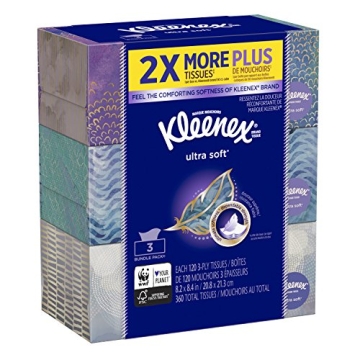 Kleenex Ultra Soft & Strong Facial Tissues – Comfort & Reliability Combined