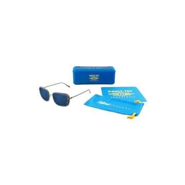 Fallout Vault 33 Rectangular Blue Light Gaming Glasses for All-Season Style and Protection