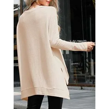 Oversized Cozy Women’s Crewneck Sweater for Fall