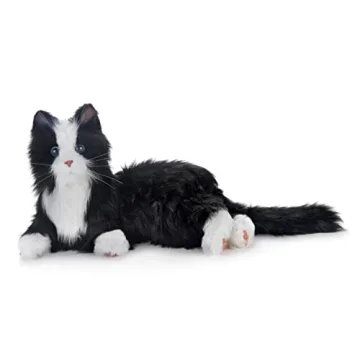 JOY FOR ALL Companion Pet for Seniors - Lifelike Animatronic Cat - Realistic Soft-Touch Fur & Purrin...