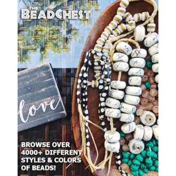 High-Quality White Bone Beads - Fair Trade Handmade Decor