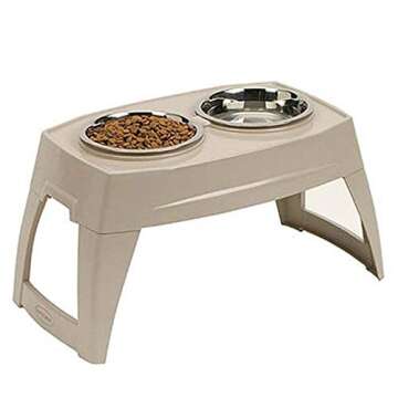Suncast Elevated Dog Bowls for Comfortable Feeding