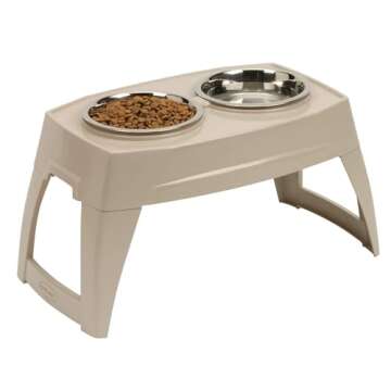 Suncast Elevated Dog Bowls for Comfortable Feeding