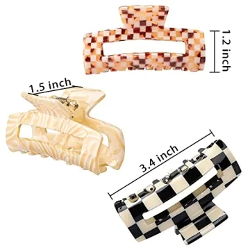 Buy Magicsky 4PCS Hair Claw Clips for Stylish Looks