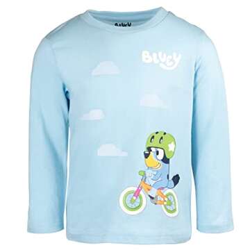 Bluey Bingo Dad Toddler Boys T-Shirts 2 Pack - Fun & Comfy