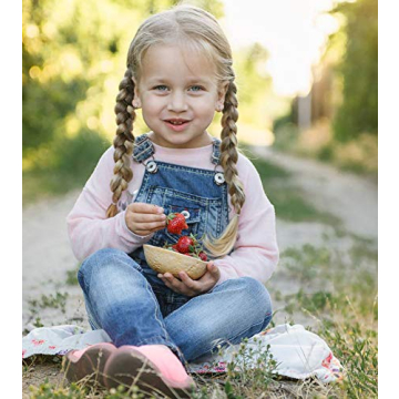 BEBEEPOO Clear Hair Elastics Strong Reusable Mini Bands