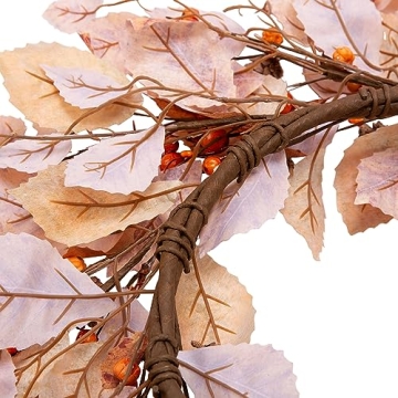 VGIA 18 Inch Fall Wreath for Autumn Decor and Home Style