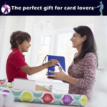 Baseball Card Binder, Trading Card Binder with Sleeves, Sports Card Binder Collectible Trading Card Albums Fits Cards with 50 Removable Sleeves (Blue, 900 Pockets)