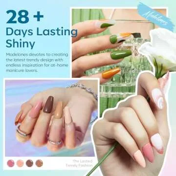 Modelones Gel Nail Polish Kit for Vibrant Nail Art
