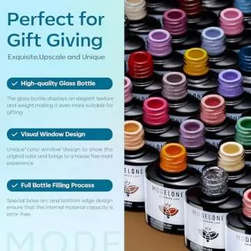 Modelones Gel Nail Polish Kit for Vibrant Nail Art