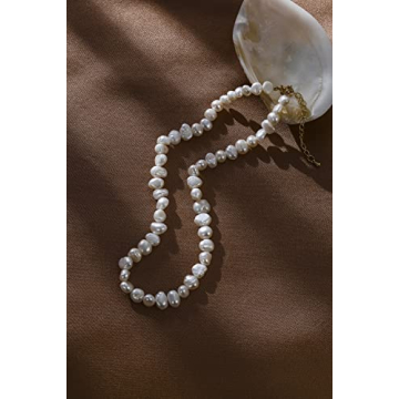 Baroque Pearls Choker Necklace - Elegant Summer Layering Jewelry