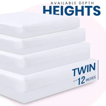 Utopia Bedding Premium Waterproof Bed Bug Mattress Cover, Twin Zippered Mattress Protector, 12 Inches Deep, Dust Mite Proof 6-Sided Mattress Encasement for Bed