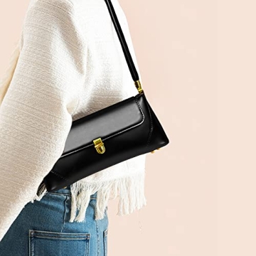 Cuiab Women's Olive Black Vintage Shoulder Bag