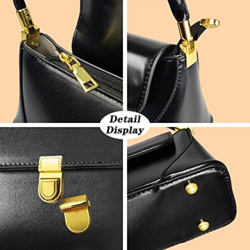 Cuiab Women's Olive Black Vintage Shoulder Bag