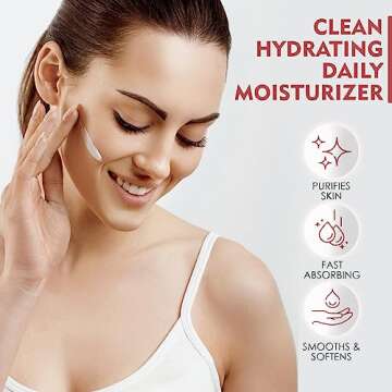 Classic Face Cream Moisturizer (1.7 oz) - Age-defying Hydrating Face Care with Vitamin E, Gotu Kola,...