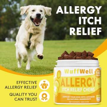 WuffWell Allergy Chews for Dogs – Natural Allergy Relief
