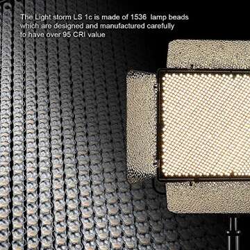 Aputure Light Storm LS 1C Adjustable LED Video Light Panel