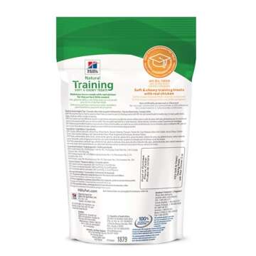 Hill's Natural Training Soft & Chewy Treats, All Life Stages, Great Taste, Dog Treats, Chicken, 3 oz...
