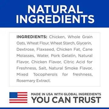 Hill's Natural Chicken Dog Treats for Training & Rewards