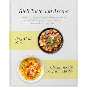 SEMPIO Soy Sauce for Soup - Light, Savory Flavor Enhancer, Authentic Korean Asian Cuisine, Made in Korea (29.08 fl oz / 860mL, Kosher, Vegan, Non-GMO)