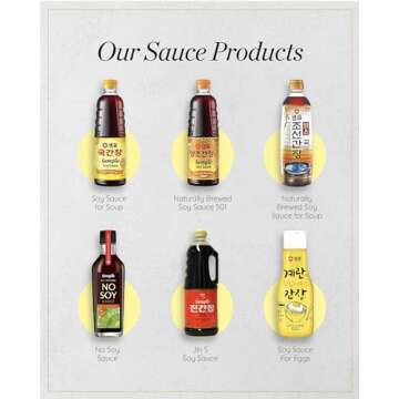 SEMPIO Soy Sauce for Soup - Light, Savory Flavor Enhancer, Authentic Korean Asian Cuisine, Made in Korea (29.08 fl oz / 860mL, Kosher, Vegan, Non-GMO)