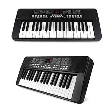 M SANMERSEN Piano Keyboard for Beginners with Mic