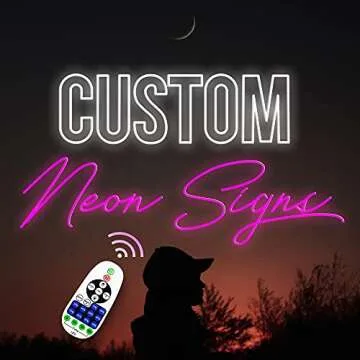 FIREOCITY Neon Signs Custom, Personalized Neon Signs for Decoration, Gift, Party, Event, Company Log...