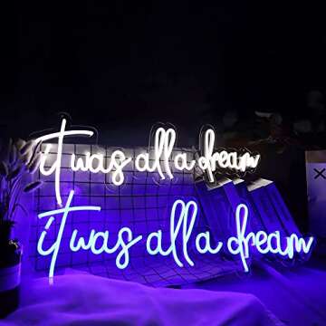 FIREOCITY Neon Signs Custom, Personalized Neon Signs for Decoration, Gift, Party, Event, Company Logo or Business Signs neon Signs(1Row Text 48inch Length)