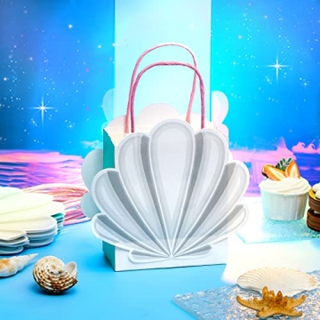 Glenmal Mermaid Shell Gift Bags - 24 Pcs for Parties