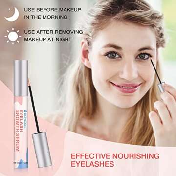 BARTSLASH Advanced Eyelash Growth Serum - Irritation Free - Achieve Longer, Thicker, Healthier, and Stronger Lashes - 0.12OZ/3.5ML
