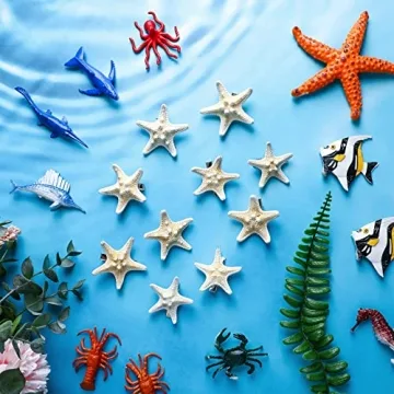 18 Pcs Starfish Hair Clips Mermaid Beach Accessories