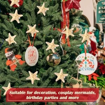 18 Pcs Starfish Hair Clips Mermaid Beach Accessories