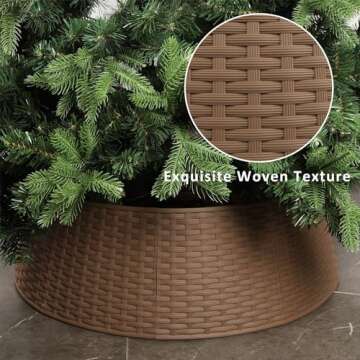 Blissun Christmas Tree Ring 28.5" Extra Large Tree Collar
