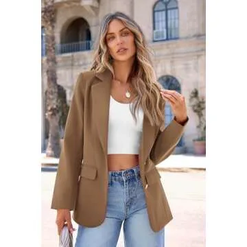 PRETTYGARDEN Women's Casual Blazers for Office Wear