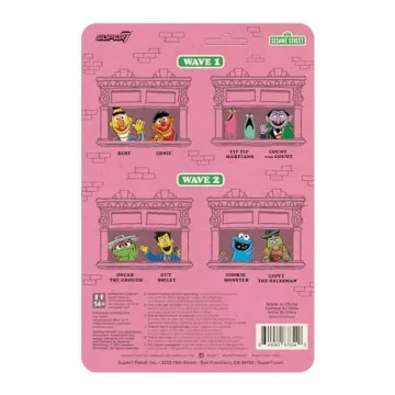 Super7 Cookie Monster Action Figure - 3.75" Collectible