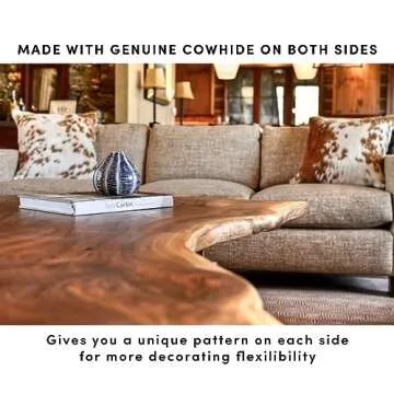 Cowhides Direct Genuine Cowhide Throw Pillow - Luxury Home Decor