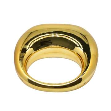 GSYPS Acrylic Evening Clutch Purse Top-handle Moon Hobo Bag, Elegant Marble Handbag for Wedding Cocktail Party B-Gold