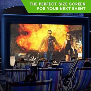 Giant Inflatable Outdoor Projector Screen for Movie Nights