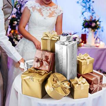 MIAHART 50 Sheets Tissue Paper Bulk 20X14 Inch Metallic Gift Wrap Paper Gift Wrapping Accessory Wrap...