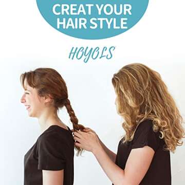 HOYOLS Brown Hair Ties Elastic Bands Small Rubber Bands for Girls Women No Damage Mini Stretchy Ponytail Holders Tiny Hairtie for Fine Thin to Medium 1500pcs TPU (Brown)