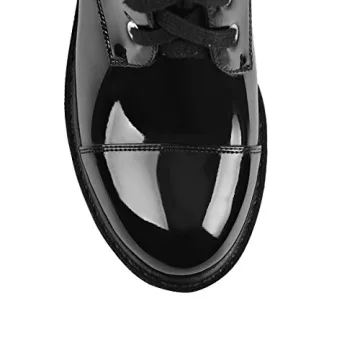 LISHAN Women's Mid-calf Chunky High Heel Winter Boots