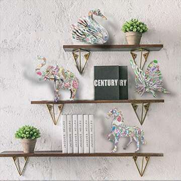 KAZOKU Crafts for Girls Ages 8-12 3D Coloring Puzzles Toys 4 Animals Puzzles with 12 Pen Markers Creative Arts and Crafts Kits for Kids Ages 8 9 10 11 12 Birthday Children's Day for Grils Boys